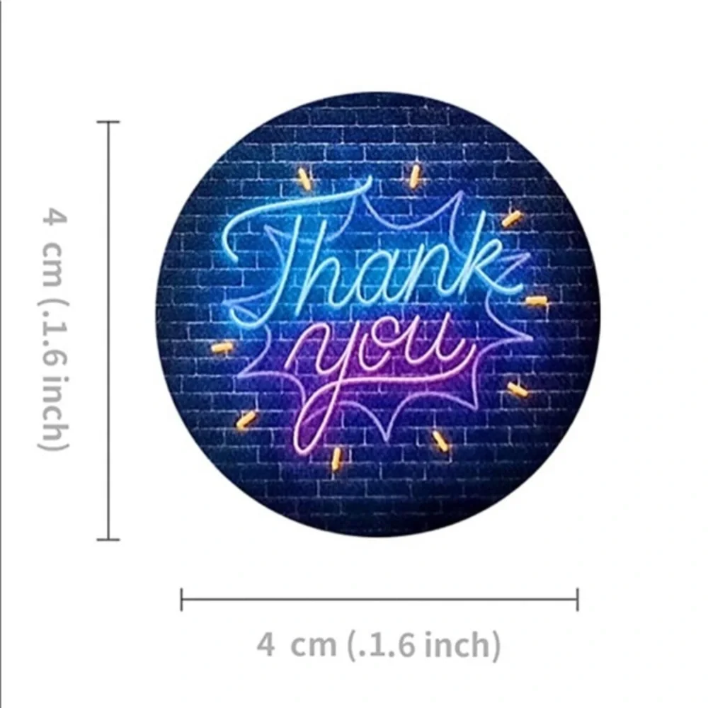 40 Thank You Stickers!